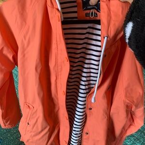 Voile Blanche Pink Utility Jacket Lightweight and Water-Resistant